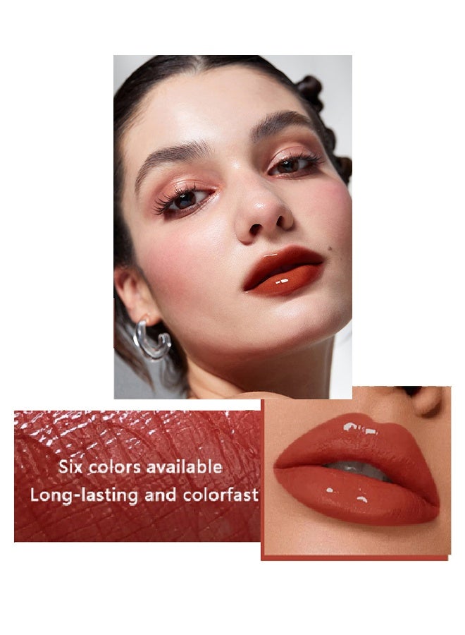 Julystar Plump Lips Fat Perks, Lip Glow Oil Deep Nourishing Moisturizing Glossy Long Lasting Lightweight Non Sticky Portable Lip Oil Lip Care to Fade Lines and Exfoliate Dead Skin for Women 4.8ml (#08) - Image 4