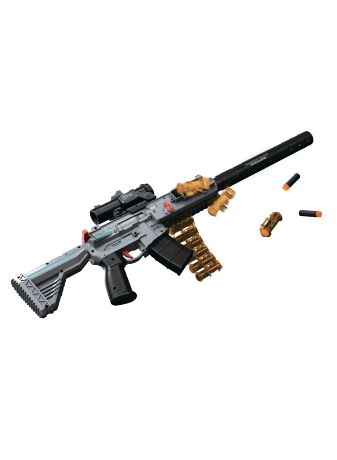 Max Defense Outrider Bullet Belt & Shell Eject Action Blaster | 20X Eva Bullets | 18X Bullet Casting | 1X Aiming Scope | Age 6+ Max Defense Ranger X - Image 3