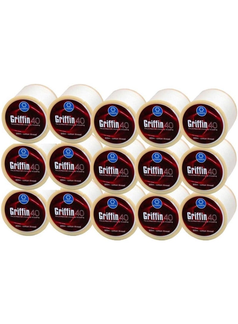 Griffin Griffin - Threading Thread for Eyebrows, Face, Body, Hair Remover(case of 15 Rolls) - Image 3