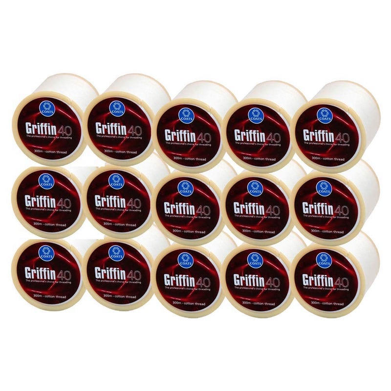 Griffin Threading Thread for Eyebrows, Face, Body, Hair Remover(case of 15 Rolls) - Image 1