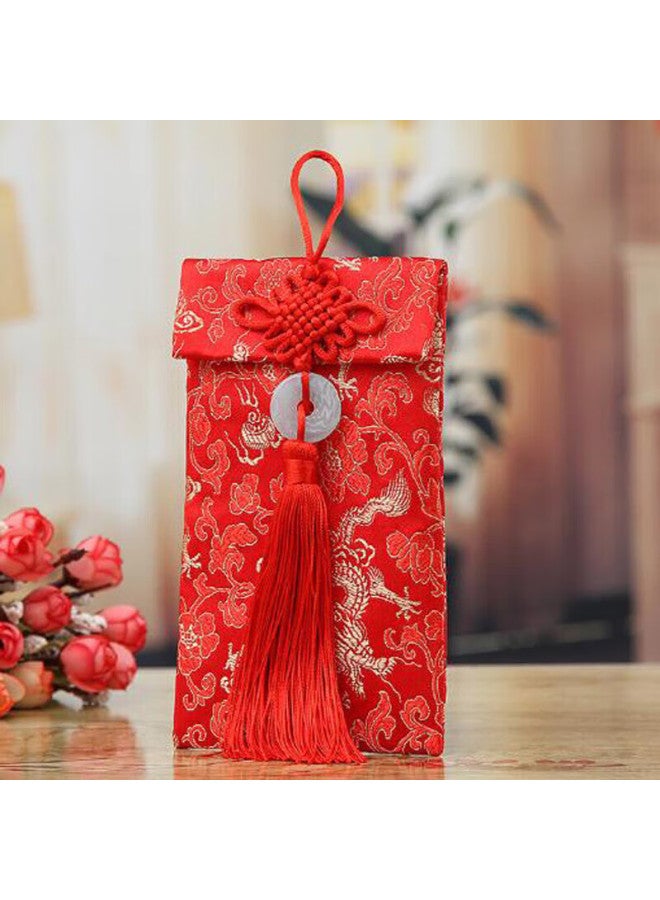Green Reed Qingwei, Woven Red Envelope, 10,000 Yuan Version, 2-pack, Wedding Gift Money, Housewarming Gift, Business Opening Bonus, First Birthday Gift - Image 2