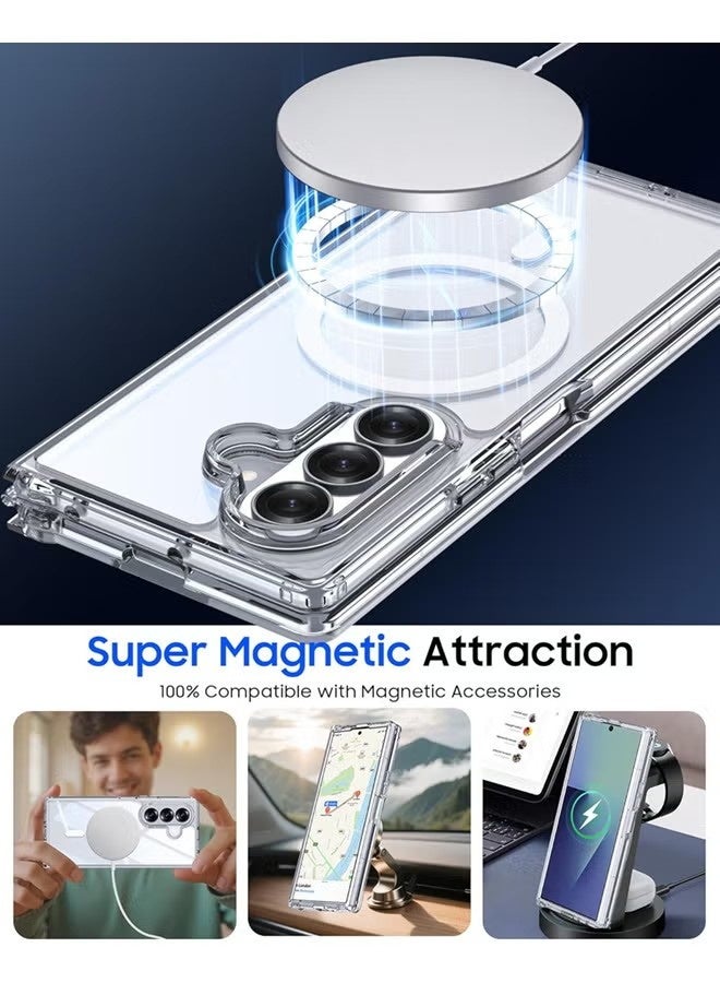 Magnetic Case for Samsung Galaxy Z Fold 7  Magsafe Cover, Shockproof Protection, Anti-Yellow & Anti-Scratch - Image 2