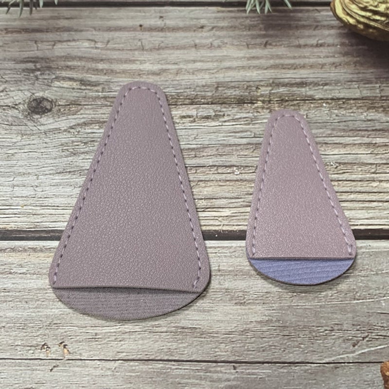 Fashion Beauty Cutters Large Small Size Protective Case Thickened Storage Case 12 Color Printable Logo Eyebrow Cutters Makeup Cutters Leather Case - Image 1