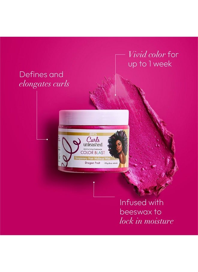 Curls Unleashed Color Blast Temporary Hair Makeup Wax Dragon Fruit  - Image 2
