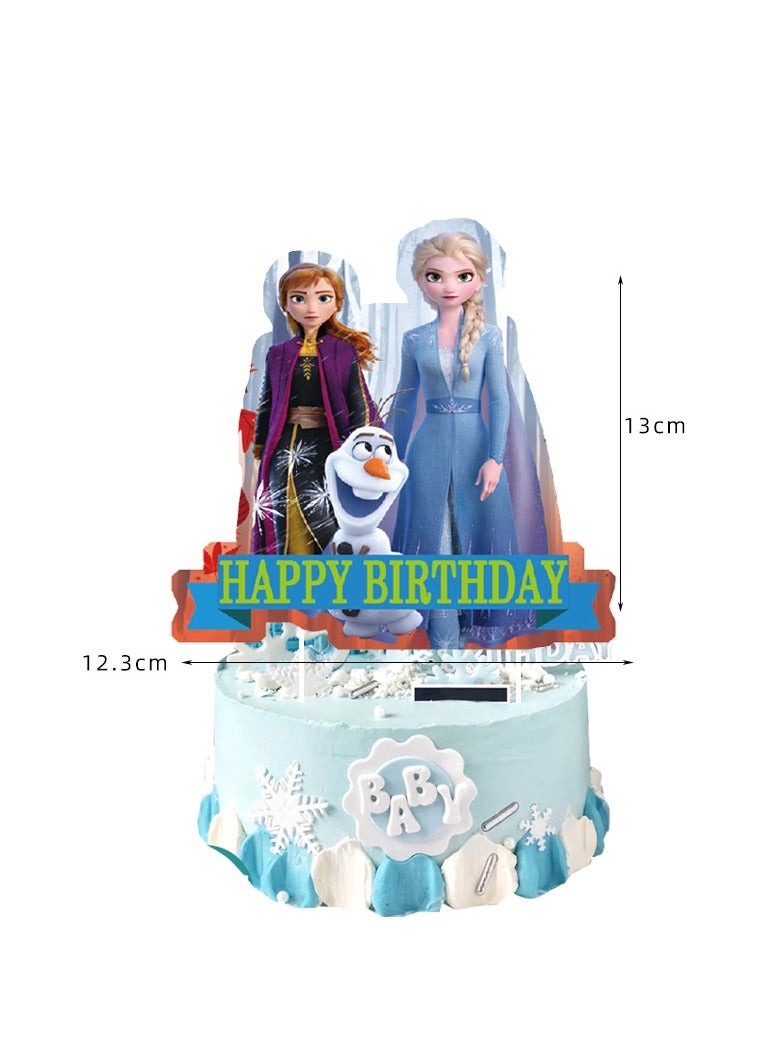 general Birthday party decorations, including birthday banners, table centerpieces, cake decorations, cartoon themed latex balloons for kids fans birthday party supplies - Image 3