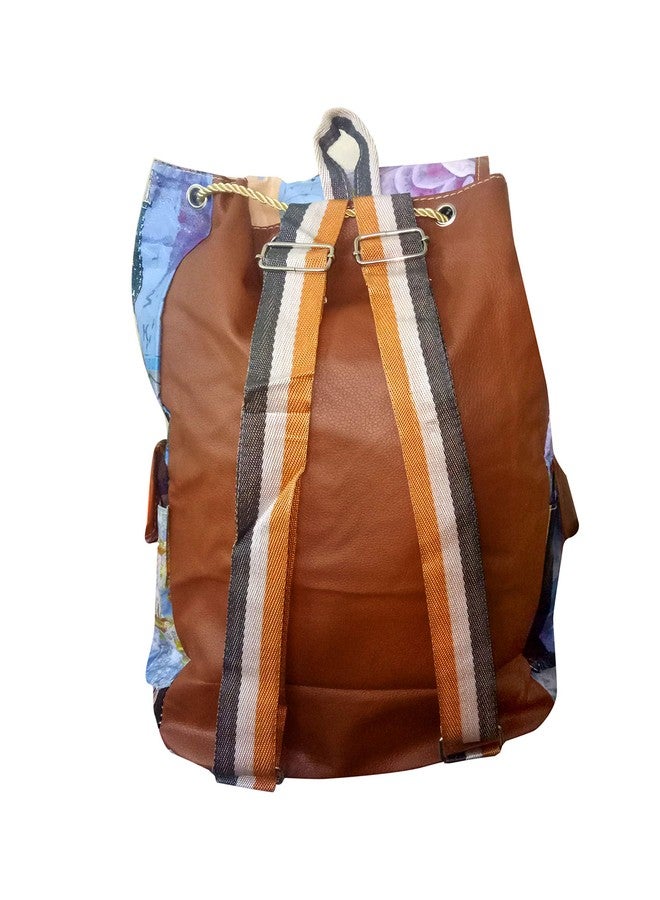 V4U Women's & Girl's Backpack Soft Stylish Trendy Travel Outdoor College School Bags (Multicolor) - Image 2