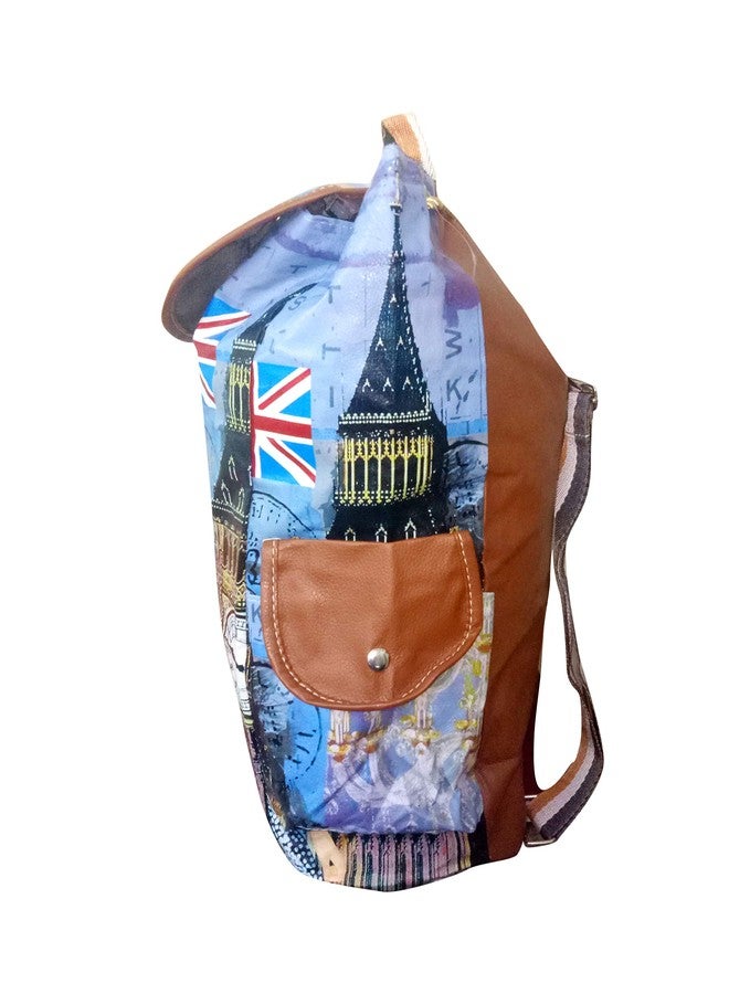 V4U Women's & Girl's Backpack Soft Stylish Trendy Travel Outdoor College School Bags (Multicolor) - Image 3