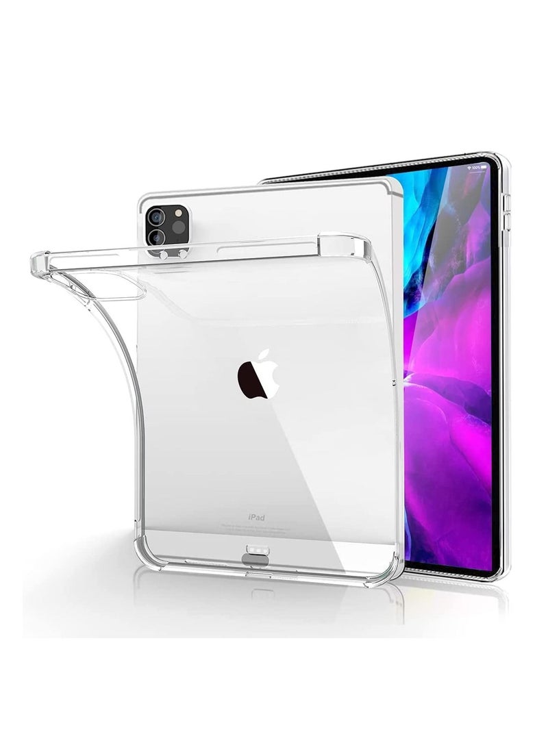 DUSALA Apple iPad Pro 12.9 (2020) Case Cover Clear View Shockproof Drop Protection Slim TPU Gel Bumper Scratch Resistant Cover for Apple iPad Pro 12.9-inch display 2020 - Image 1