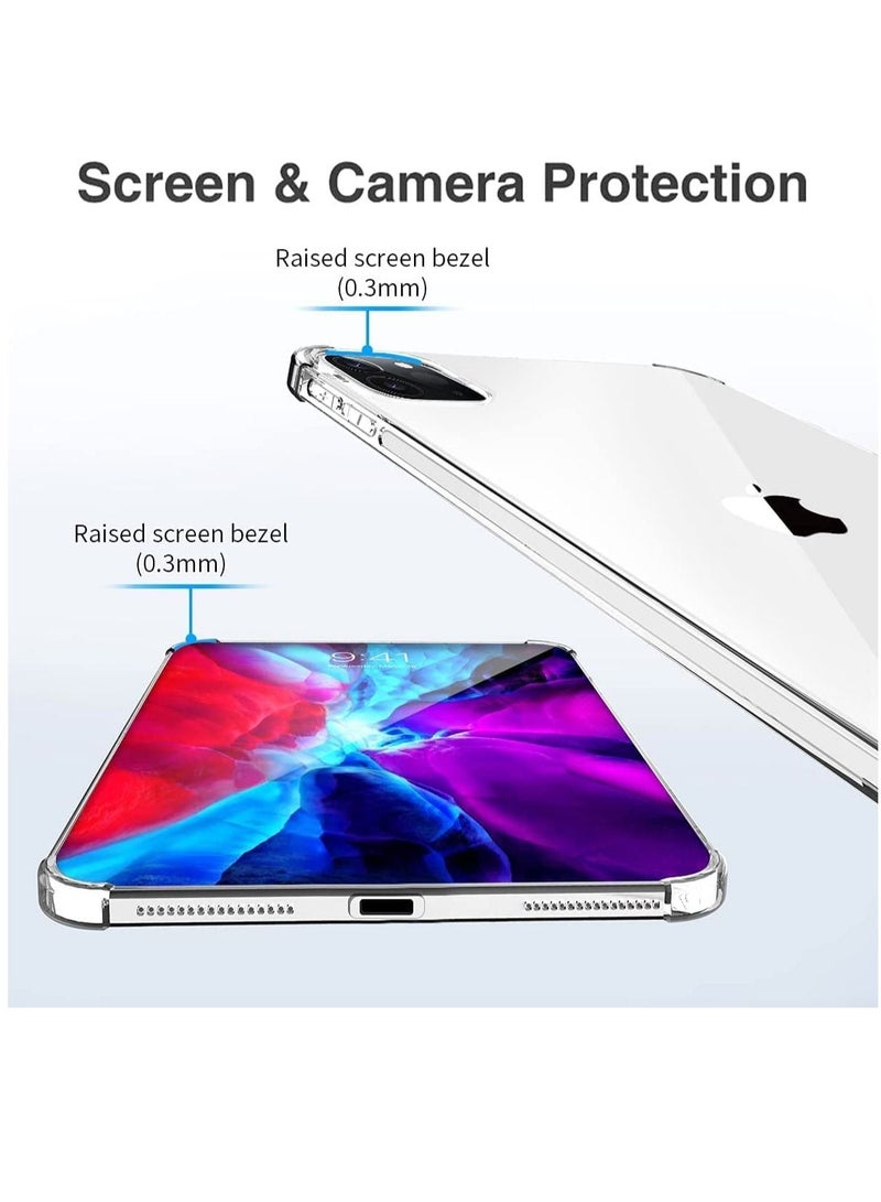 DUSALA Apple iPad Pro 12.9 (2020) Case Cover Clear View Shockproof Drop Protection Slim TPU Gel Bumper Scratch Resistant Cover for Apple iPad Pro 12.9-inch display 2020 - Image 5