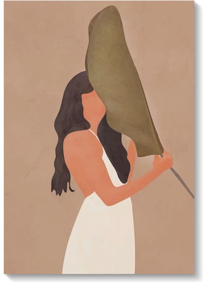 RYN Woman Abstract Wall Art Multicolour 40x60cm - Image 1