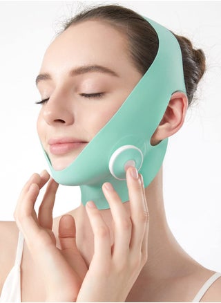 Double Chin Tightener Massage Reducer Face V Line Tape Massager Device Soft Fabric Jawline Exerciser 5 Levels of Adjustment Auto stop Achieve a Youthful V Face Effect with Comfort and Style - pzsku/ZC96092B291DBBBB973FFZ/45/_/1695628515/f65198e8-dc8a-4c37-8a22-4787ded5432b