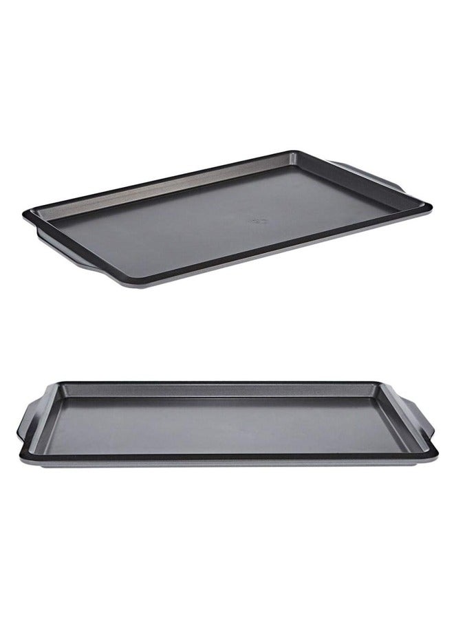 Morlife NonStick Small Cookie Baking Pan Black - Image 2