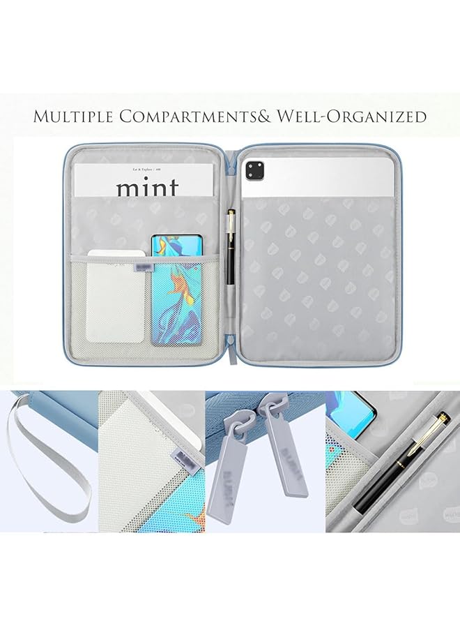 إيروريكس حقيبة حمل متوافقة مع جهاز iPad مقاس 9-11 بوصة، حقيبة كمبيوتر لوحي، حقيبة كمبيوتر لوحي، حقيبة تنظيم حافظة واقية لجهاز iPad Pro 11 2022-2018 مقاس 10.9 بوصة، iPad 10Th، iPad 9 8 7 مقاس 10.2 بوصة - Image 3