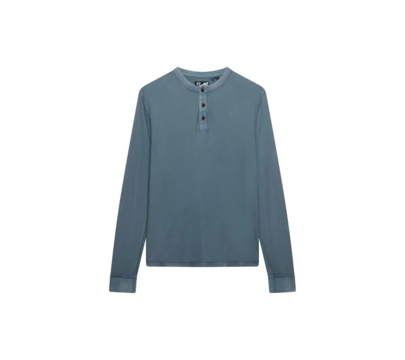 Superdry Lightweight Textured Grandad Top