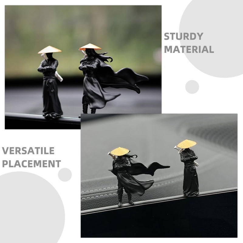 Plastic Miniature Chinese Fighter Figurines For Bonsai Terrarium Garden Decor - Image 4