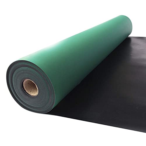 MYOYAY 23.6" x 118" Rubber ESD Soldering Mat Roll 0.08" Thick Anti-Static High Temperature Workbench Mat Electrical Grounding Desk Pad for Workstation Soldering Electronics Circuit Board Repair - Image 5