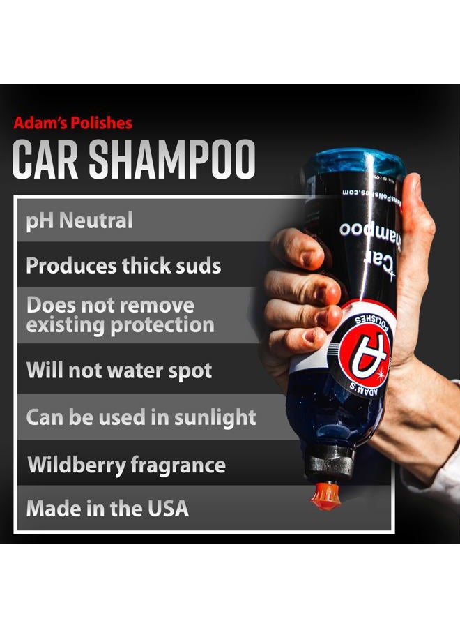Adam's Polishes Adam's Car Wash Shampoo (16 fl. oz) - pH Best Car Wash Soap For Snow Foam Cannon or Gun, Car Soap Wash For Pressure Washer & 5 Gallon Bucket | Powerful Safe Spot Free Cleaning Liquid Auto Detergent - Image 2