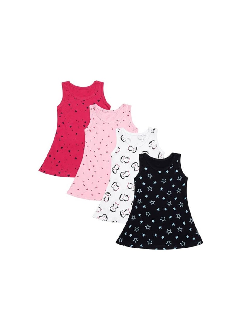 CLAP CLAP Baby Girl's Midi Dress (Pack of 4)  - Image 1