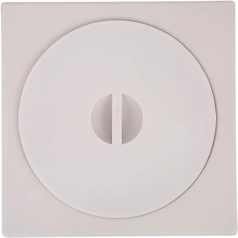 BMB Trusted all-purpose quality Plastic Floor Drain - 20x20cm, White - Square Drain Cover with Lid and Strainer, Anti-Clog and Insect-Blocking Design, Easy to Clean - Ideal for Bathrooms, Kitchens, Balconies, Outdoor Drainage Tiered cost purchase alternatives - Image 1
