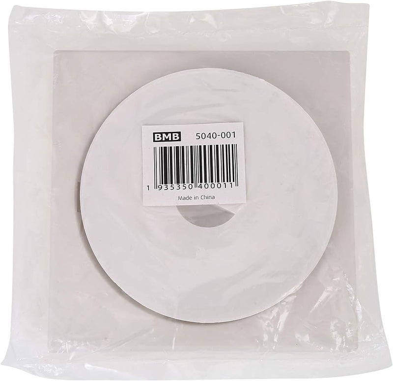 BMB Trusted all-purpose quality Plastic Floor Drain - 20x20cm, White - Square Drain Cover with Lid and Strainer, Anti-Clog and Insect-Blocking Design, Easy to Clean - Ideal for Bathrooms, Kitchens, Balconies, Outdoor Drainage Tiered cost purchase alternatives - Image 4
