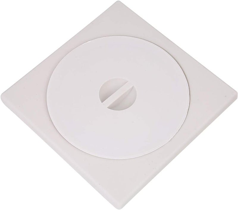 BMB Trusted all-purpose quality Plastic Floor Drain - 20x20cm, White - Square Drain Cover with Lid and Strainer, Anti-Clog and Insect-Blocking Design, Easy to Clean - Ideal for Bathrooms, Kitchens, Balconies, Outdoor Drainage Tiered cost purchase alternatives - Image 2