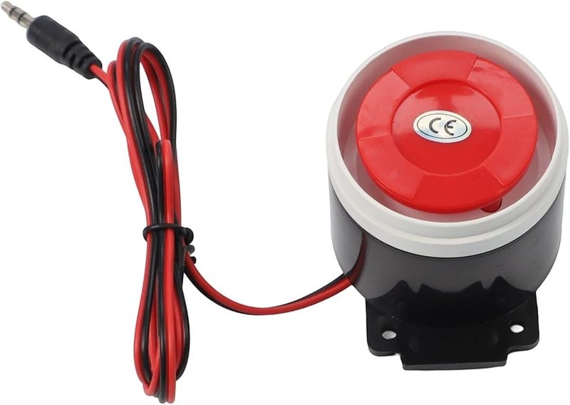 120dB Wired Indoor Siren Alarm DC 12V Plastic Metal Construction for Home Business Security - Image 2