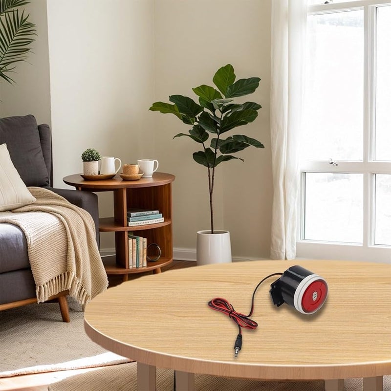 120dB Wired Indoor Siren Alarm DC 12V Plastic Metal Construction for Home Business Security - Image 3