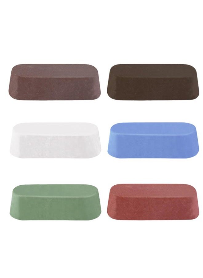 Tworider 6 Pieces Metal Polishing Compound for Polishing Wheel, Polishing Wheel Compound, Grit Corresponds to Coarse To Fine Color for Stainless Steel, Jewelry, A Polishing Compound - Image 1