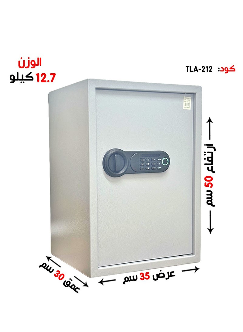 Luxury Fire-Resistant Digital Security Safe With Fingerprint, Electronic PIN Pad And Lock And Physical Key 50*35*30  CM - Image 1