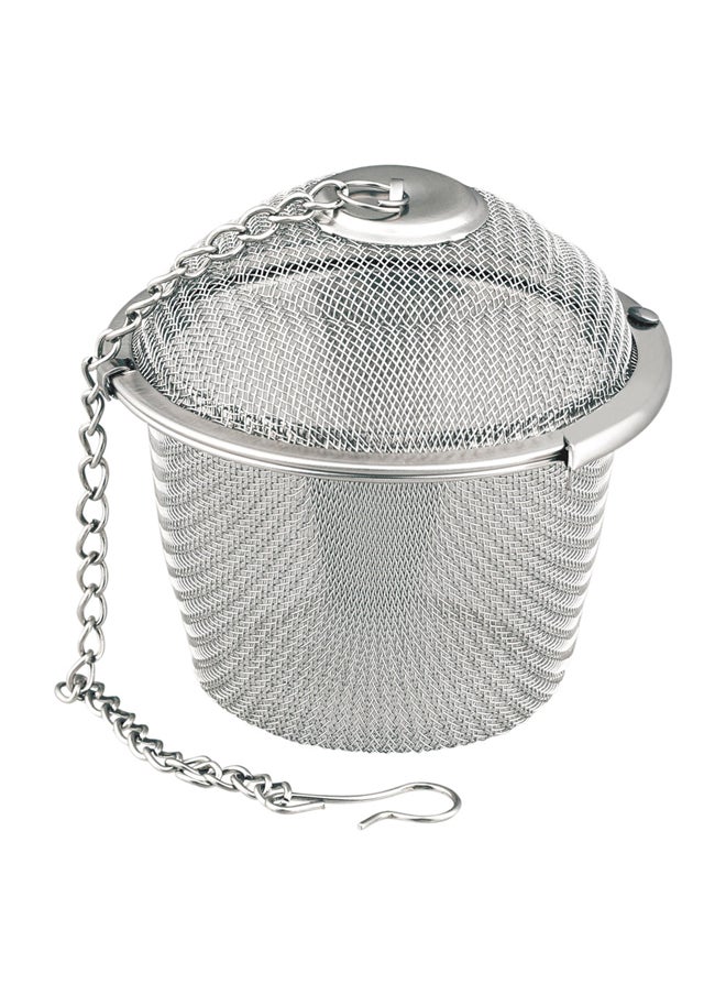 AL SANIDI Teapot strainer Stainless steel tea Filter Silver medium  - Image 1