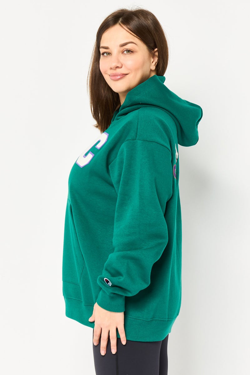 Champion Women Sportswear Fit Outdoors Hoodie, Green - Image 3