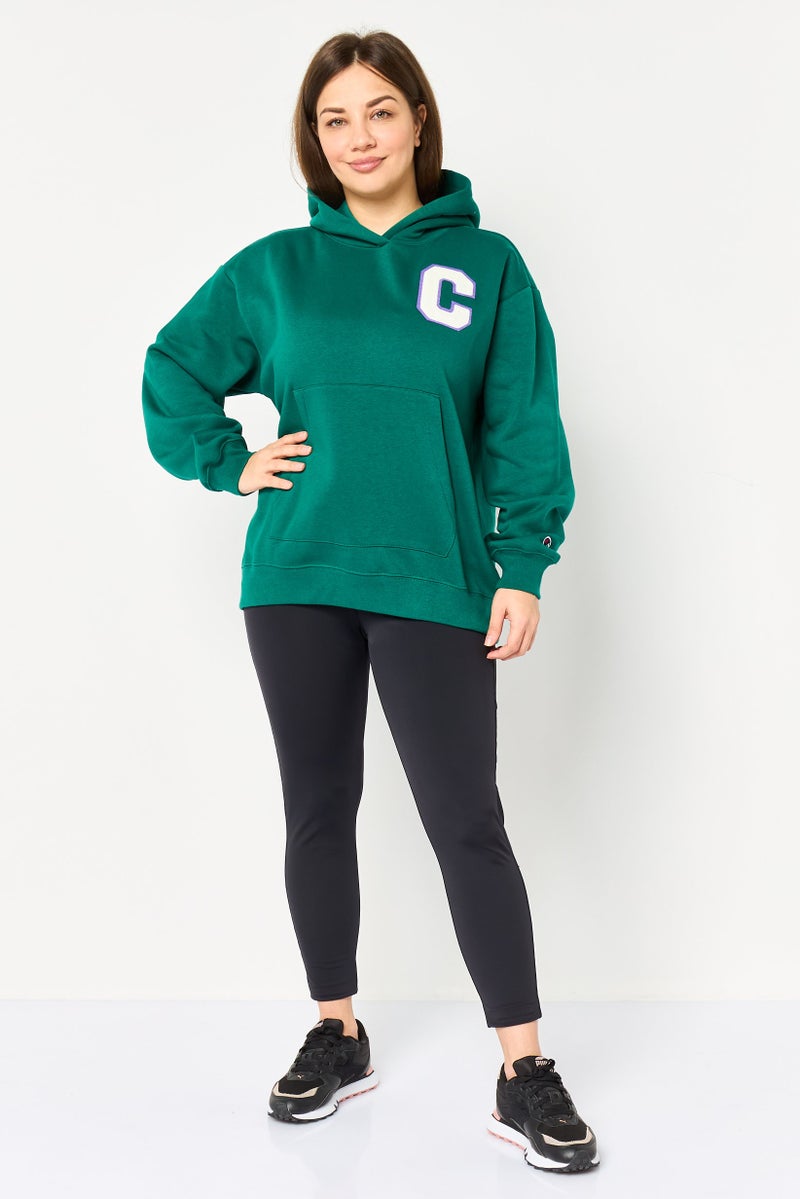 Champion Women Sportswear Fit Outdoors Hoodie, Green - Image 2