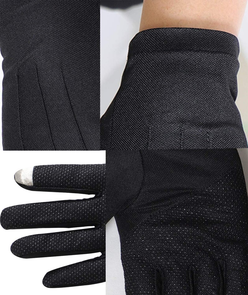 Bienvenu Driving Gloves for Men, Non Slip Touchscreen, Summer Sun Protection Gloves, Khaki - Image 5