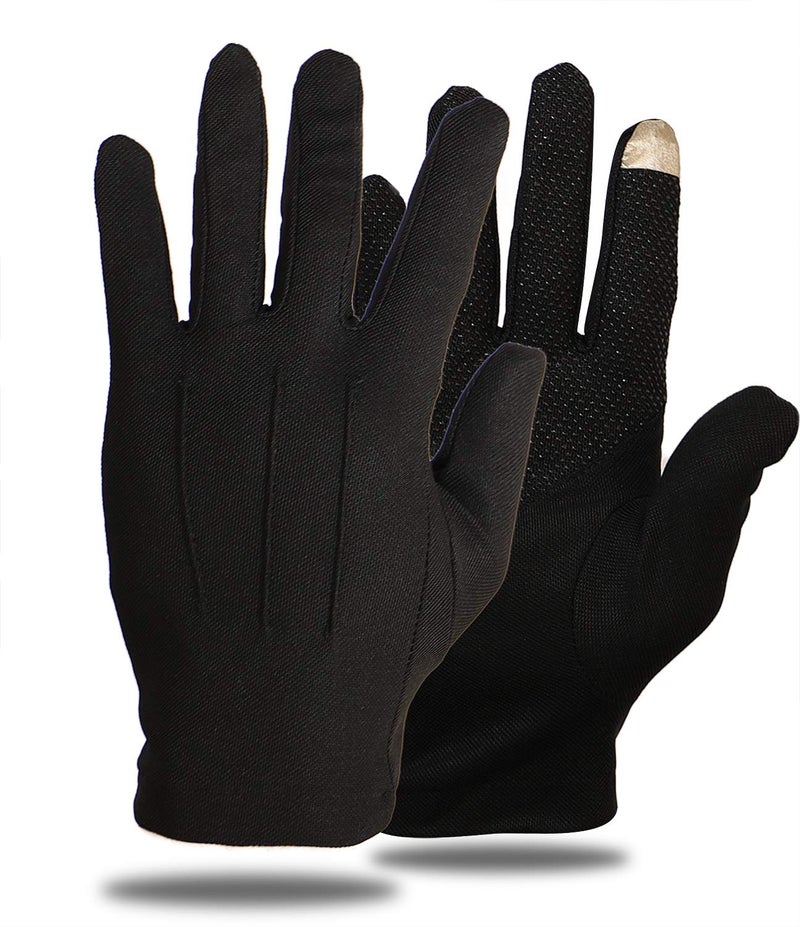 Bienvenu Driving Gloves for Men, Non Slip Touchscreen, Summer Sun Protection Gloves, Khaki - Image 2
