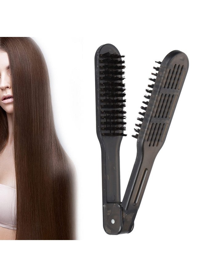يويت فرشاة مزدوجة الجوانب، مشط فرشاة للشعر من أجل فرد الشعر، فرشاة شعر مسطحة، أطراف متقصفة من شعرك - Image 4
