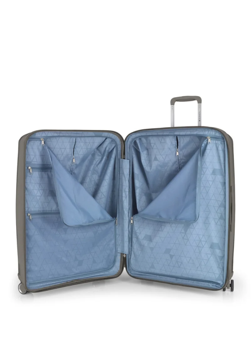 GABOL Gabol Queens Luggage ABS + PP Hardshell Clearance Luggage bag Hardside Lightweight Durable Carry On Suitcase Sets, Spinner Wheels, TSA Lock 20/24/28in Color CHAMPAGNE