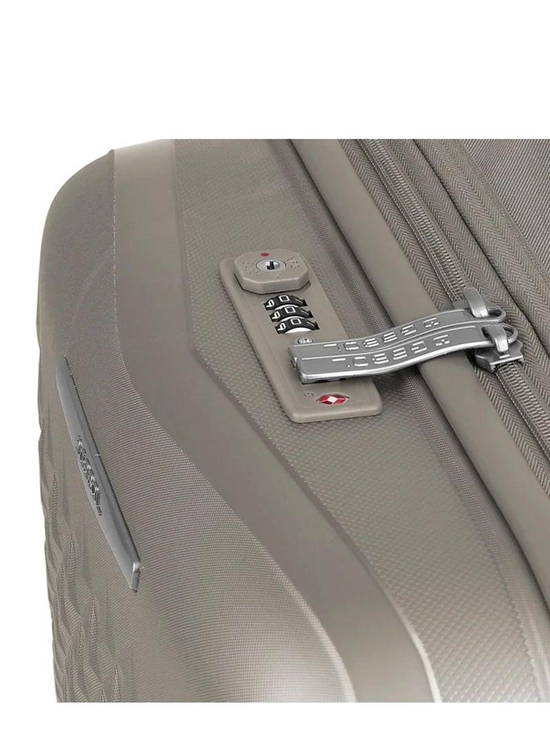 GABOL Gabol Queens Luggage ABS + PP Hardshell Clearance Luggage bag Hardside Lightweight Durable Carry On Suitcase Sets, Spinner Wheels, TSA Lock 20/24/28in Color CHAMPAGNE