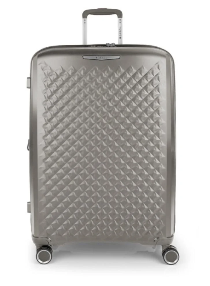 GABOL Gabol Queens Luggage ABS + PP Hardshell Clearance Luggage bag Hardside Lightweight Durable Carry On Suitcase Sets, Spinner Wheels, TSA Lock 20/24/28in Color CHAMPAGNE
