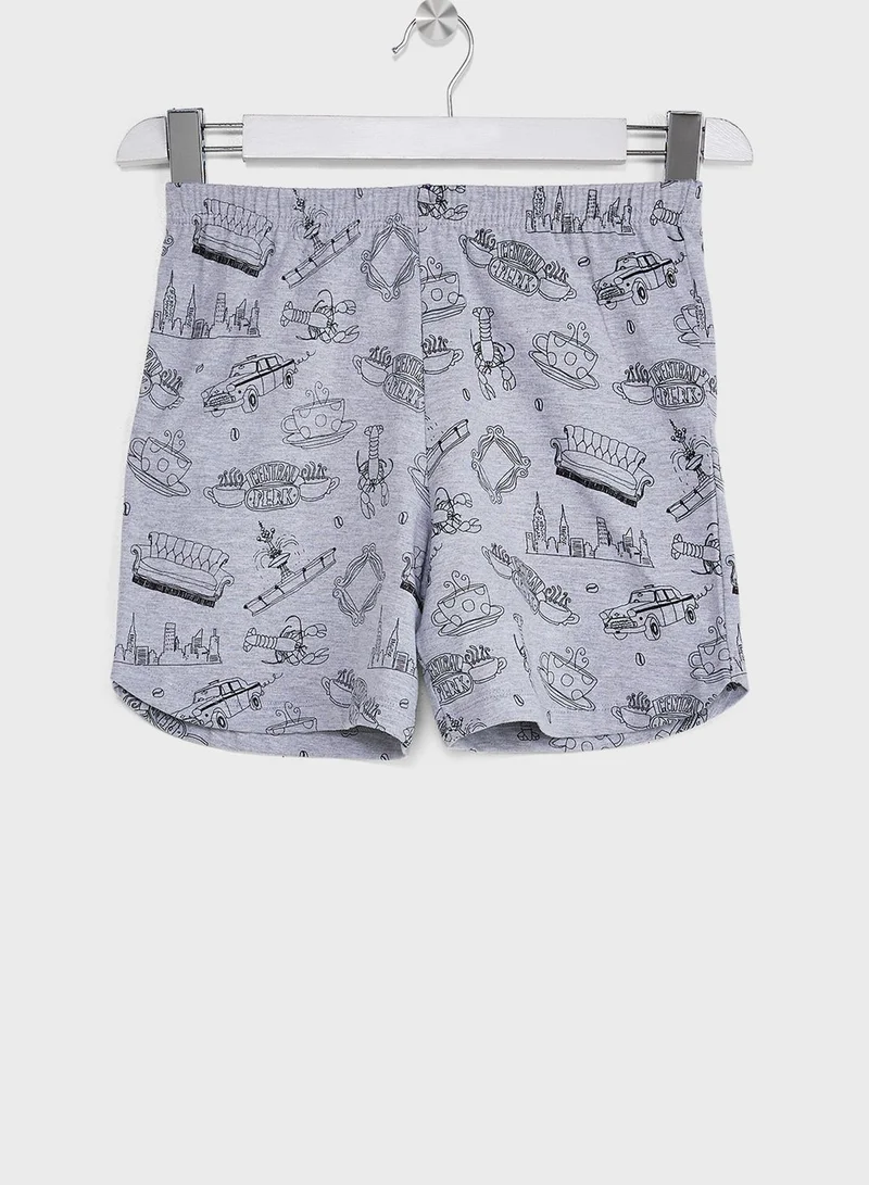 Fabric Flavours Friends Logo Shorty PJs