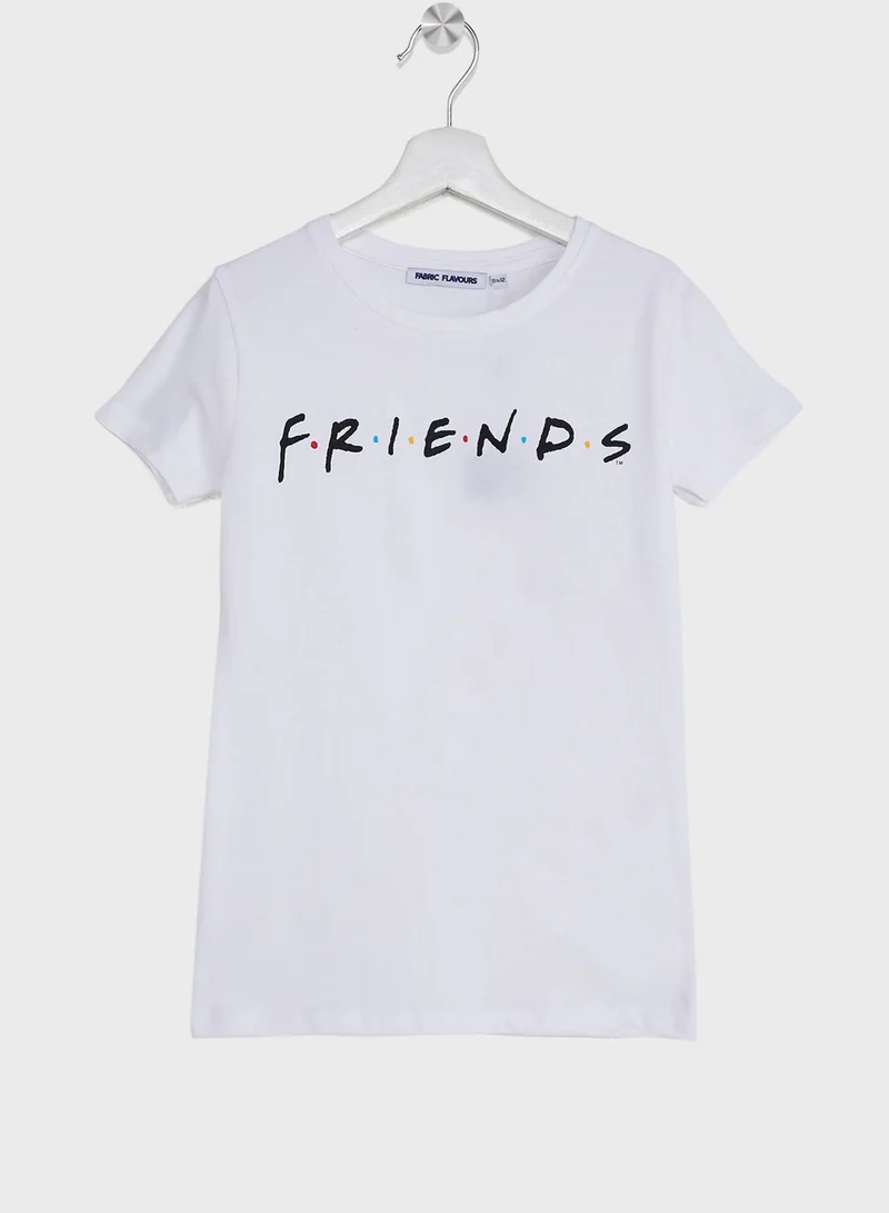 Fabric Flavours Friends Logo Shorty PJs