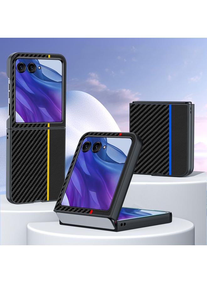 S-TOP Case For Motorola Razr 50 Ultra Ultra-thin Carbon Fiber Texture Printing Phone Case - Image 2