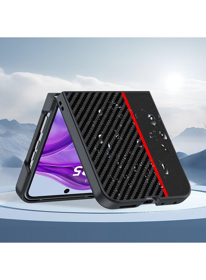 S-TOP Case For Motorola Razr 50 Ultra Ultra-thin Carbon Fiber Texture Printing Phone Case - Image 5