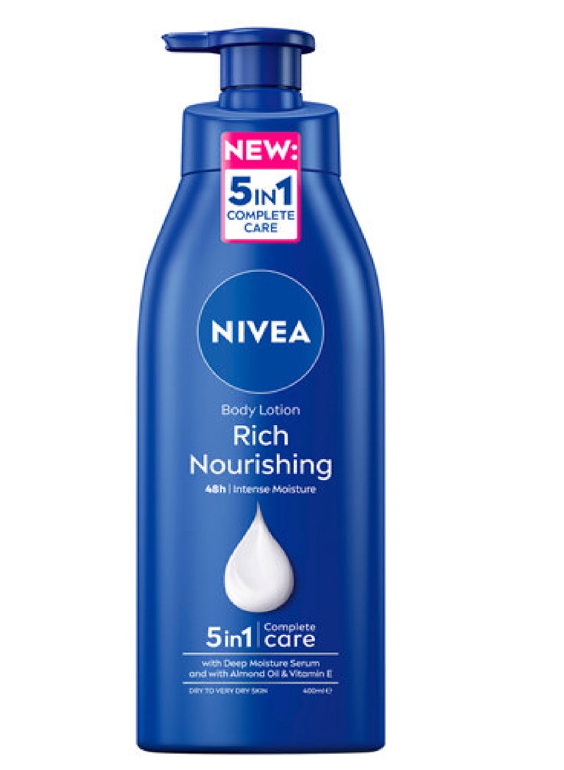Nivea نيفيا لوشن مغذي غني 5 في 1 400 مل