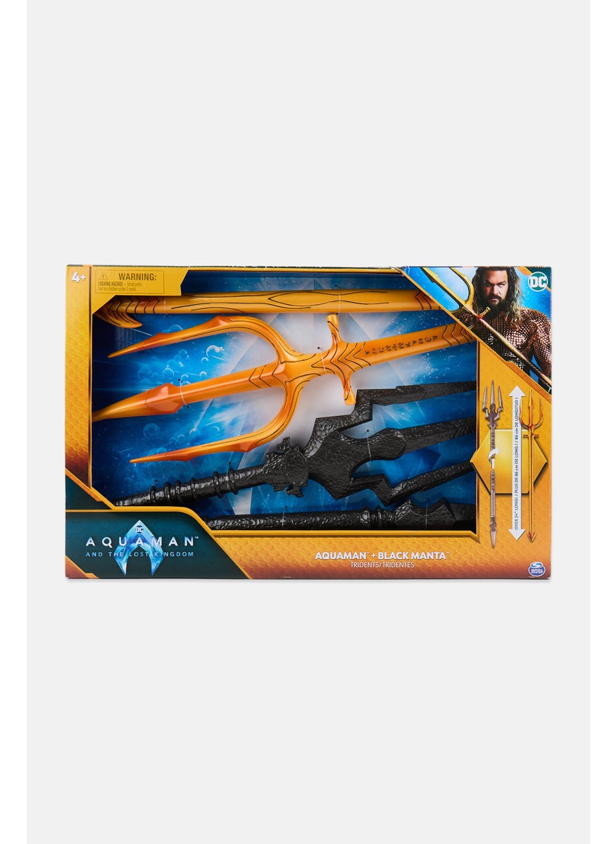 DC - Aquaman And Black Manta Tridents Costume, Blue - Image 1