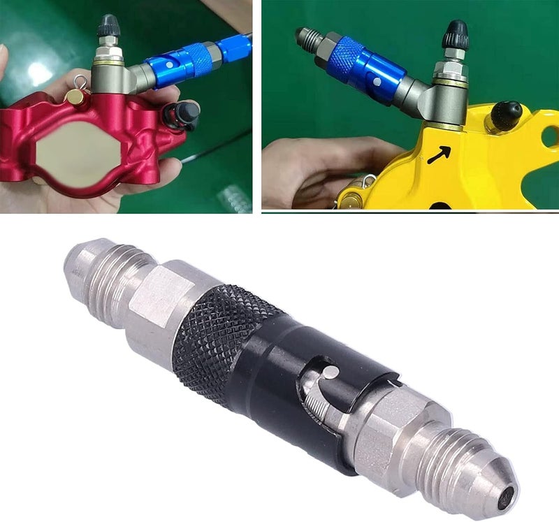Haofy Brake Line Connector Push Twist AN3 Aluminum Fitting High Vibration For Motorsports Hydraulic Clutch Oil Fluid Hose Builds (SW-21032-BL) - Image 2