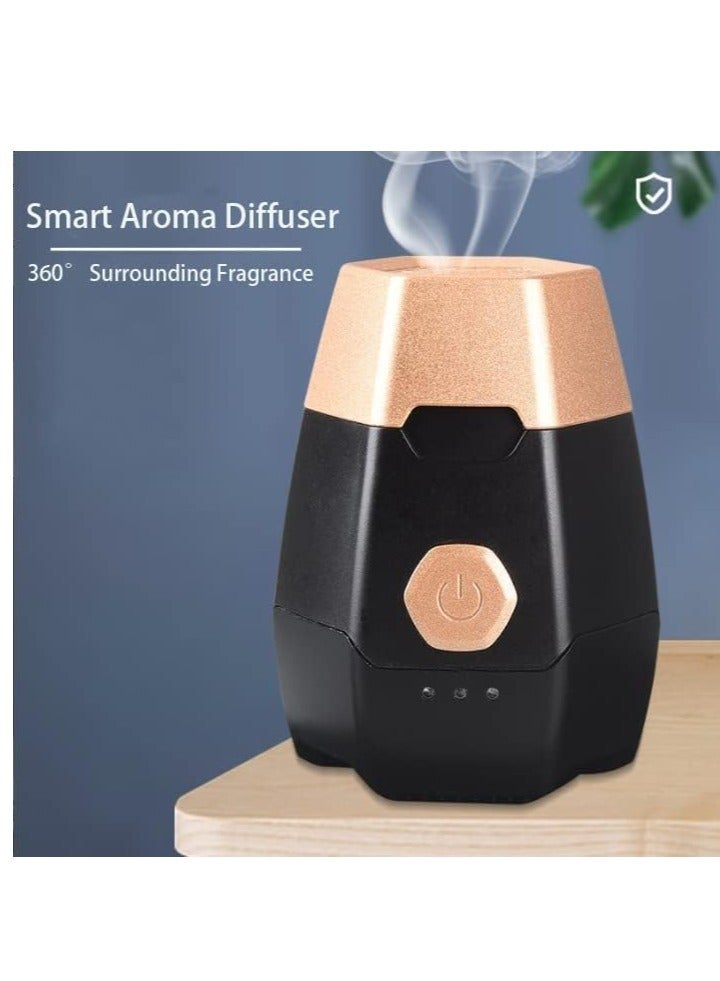 Bukhoor Well-designed aroma diffuser, electronic incense burner, portable smart aroma diffuser, car mini aroma diffuser, safe and intimate (black) - Image 4
