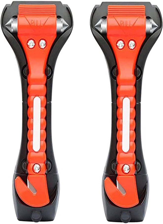 SYOSI Car Emergency Escape Window Break Hammer, Safety Seat Belt Cutter Tool Car Auto Safety Hammer Window Break Hammer Safety Seat Tool Tech Emergency Hammer Seat Belt Cutter  - Image 1