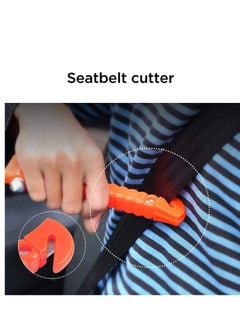 SYOSI Car Emergency Escape Window Break Hammer, Safety Seat Belt Cutter Tool Car Auto Safety Hammer Window Break Hammer Safety Seat Tool Tech Emergency Hammer Seat Belt Cutter  - Image 2