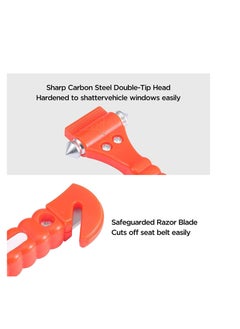 SYOSI Car Emergency Escape Window Break Hammer, Safety Seat Belt Cutter Tool Car Auto Safety Hammer Window Break Hammer Safety Seat Tool Tech Emergency Hammer Seat Belt Cutter  - Image 5