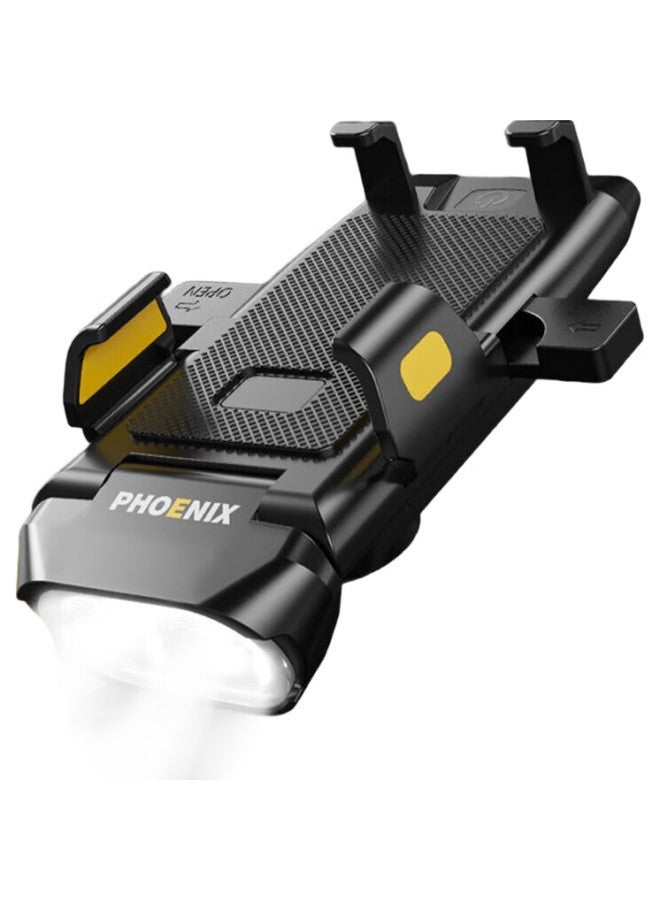 Phoenix Bicycle Light, Night Riding Light, Front Light, Ultra-Bright Flashlight, Bicycle Riding Equipment, Phone Holder, Mountain Bike Accessories - Image 3